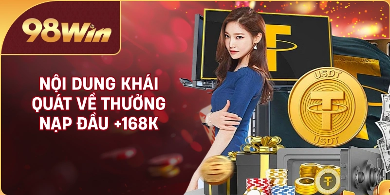 Nội dung khái quát về thưởng nạp đầu +168K